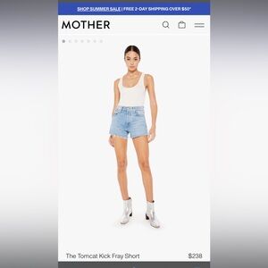 Mother Jean shorts